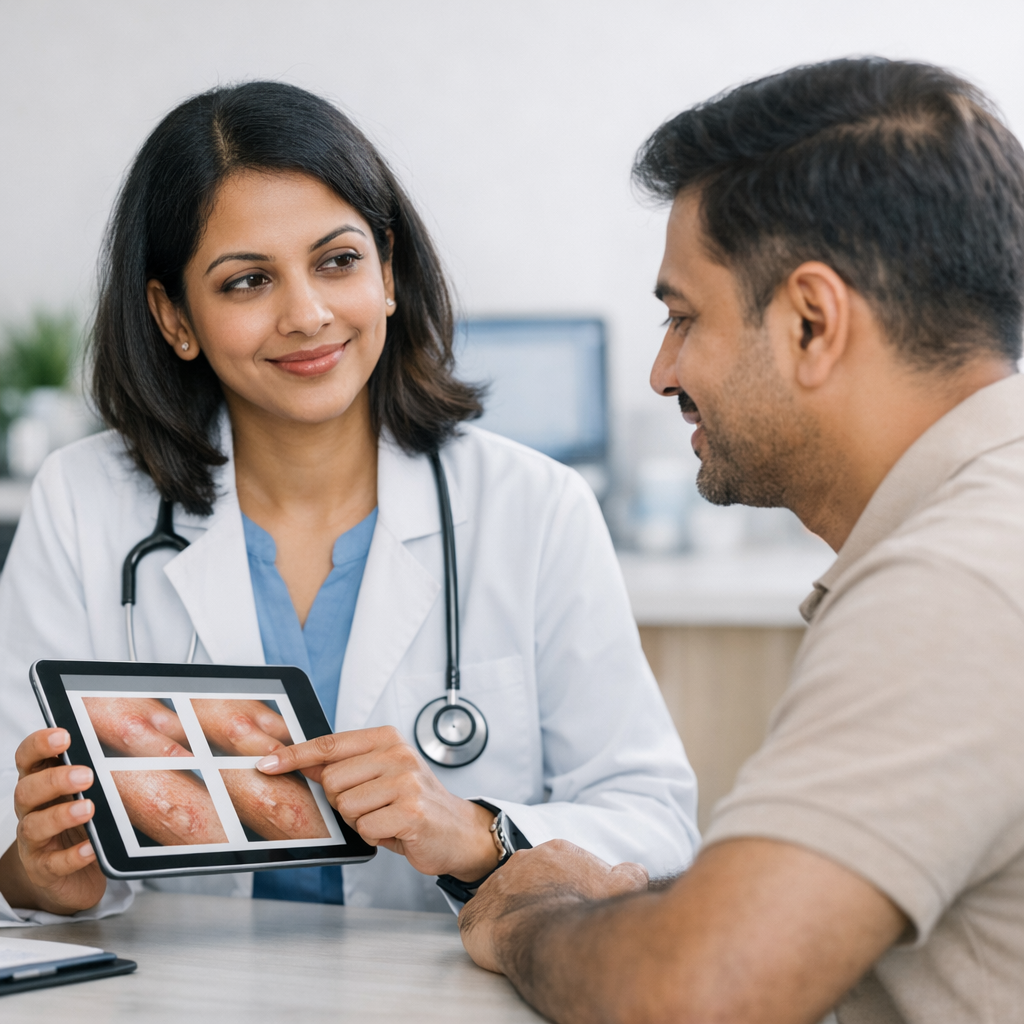 Vitiligo treatment consultation results